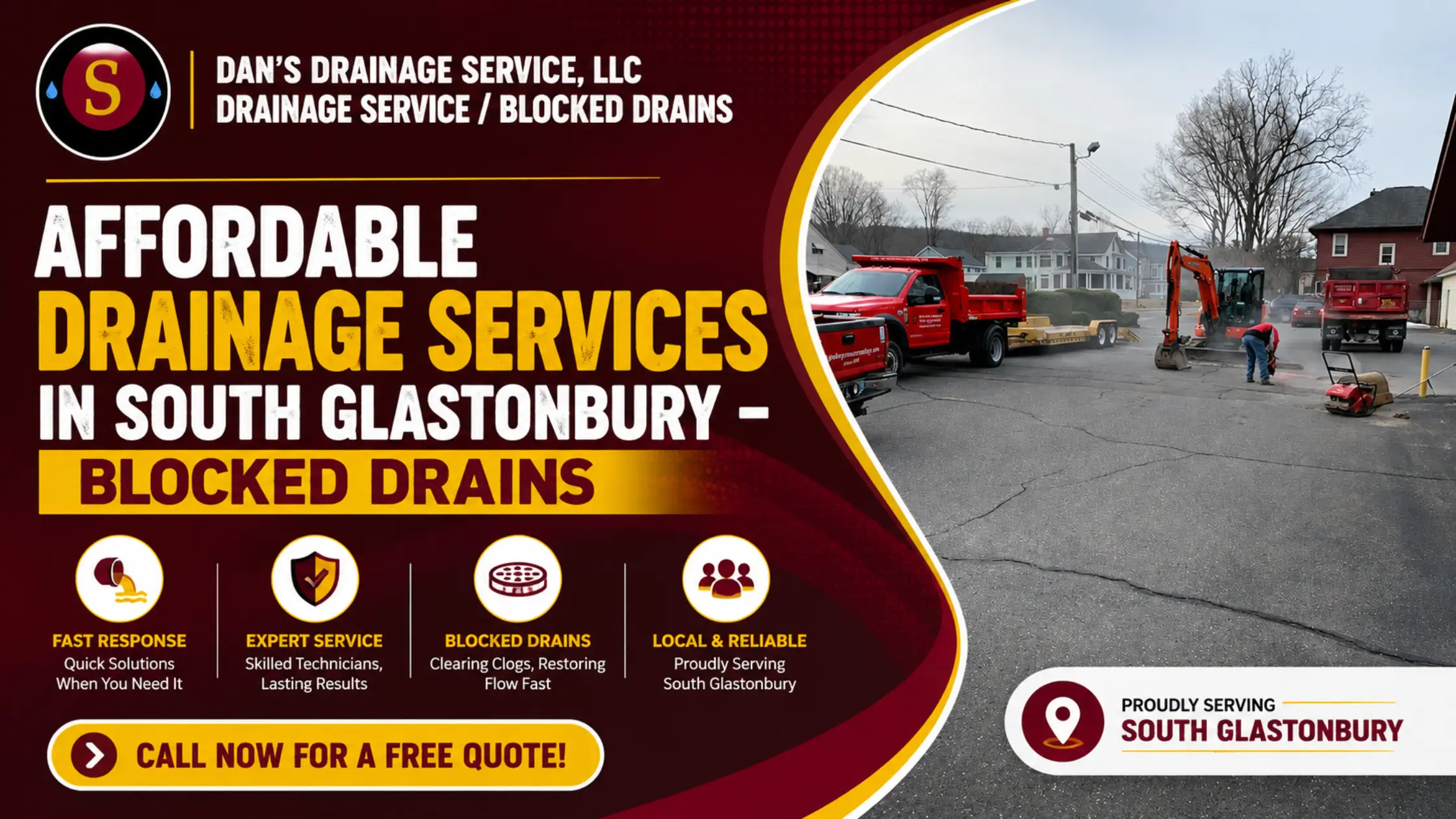 Affordable Drainage Services in South Glastonbury Blocked Drains
